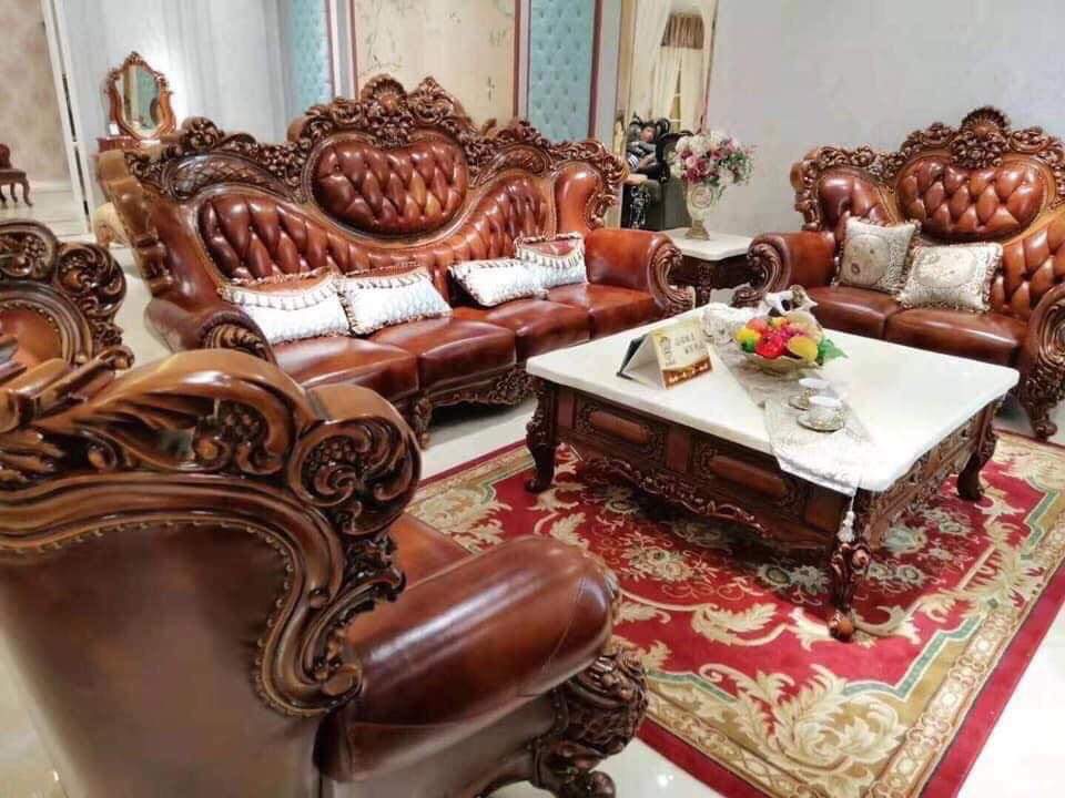 sofa nội thất da cao cấp